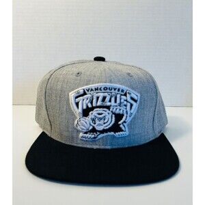 Mitchell & Ness-Official NBA-“Vancouver Grizzlies”Gray/Blk/Wht-SnapBack-OS-Used